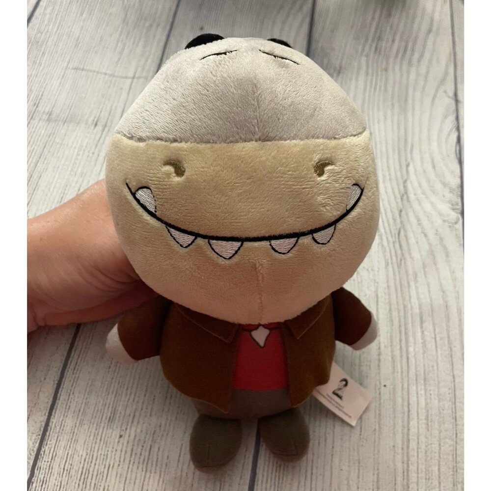 Dreamworks Bad Guys 2 Mr. Shark Plush, 8 Inch Stuffed Shark